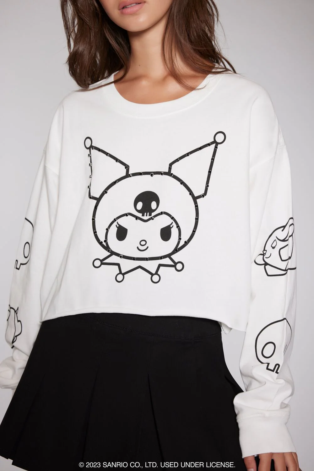 Kuromi Graphic Cropped Tee - Image 5