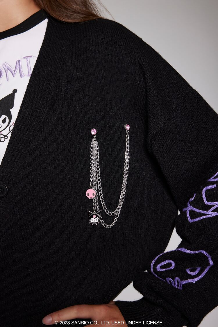Kuromi Chain Cardigan Sweater - Image 5