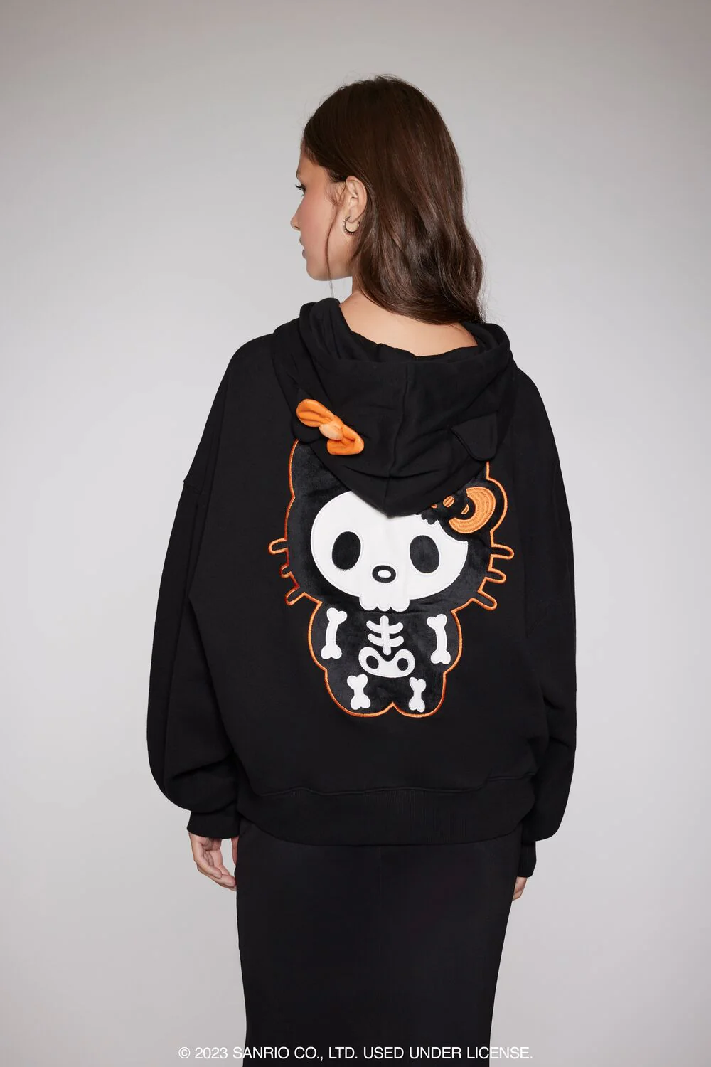 Skeleton Hello Kitty Hoodie - Image 3