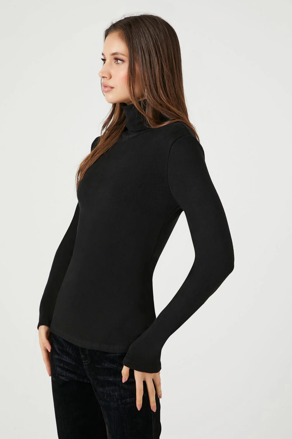 Turtleneck Long-Sleeve Top - Image 2