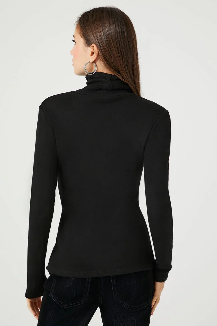 Turtleneck Long-Sleeve Top - Image 3