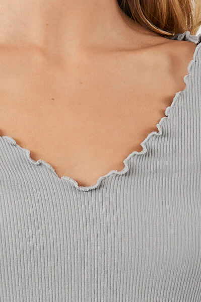 Lettuce-Edge Long-Sleeve Top - Image 5