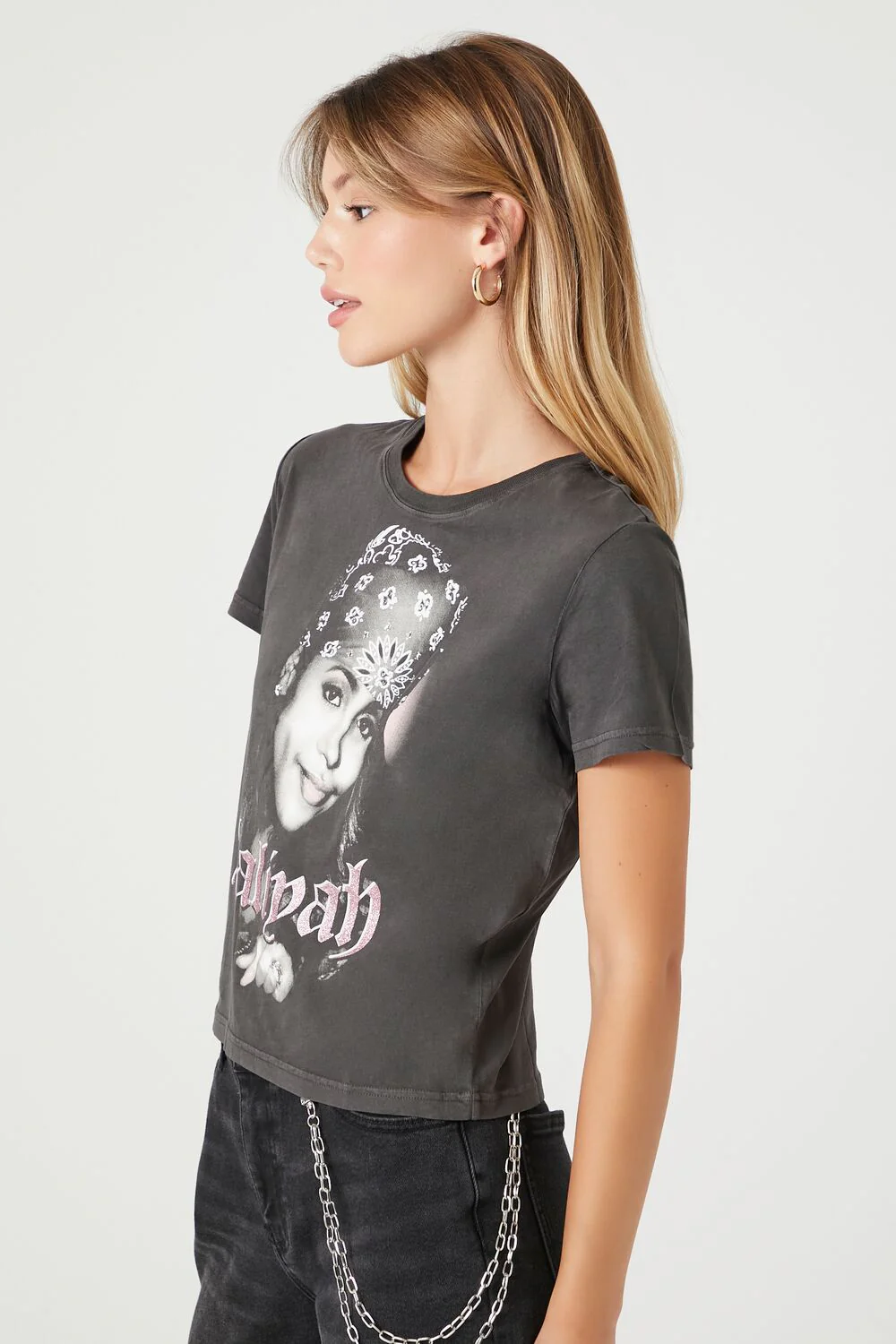 Aaliyah Graphic Baby Tee - Image 2