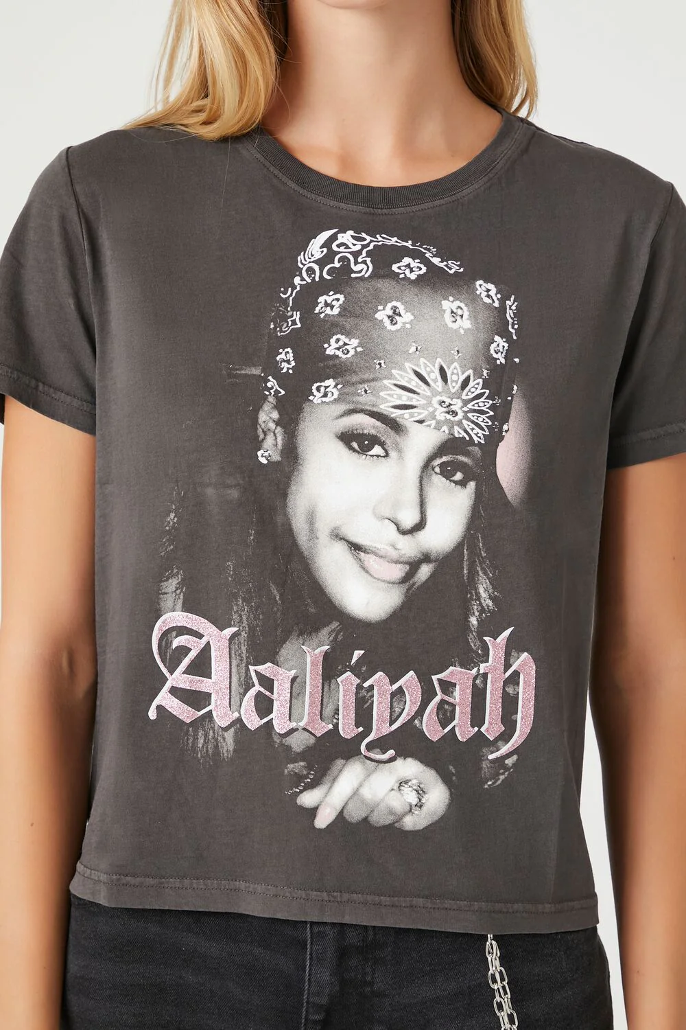 Aaliyah Graphic Baby Tee - Image 5