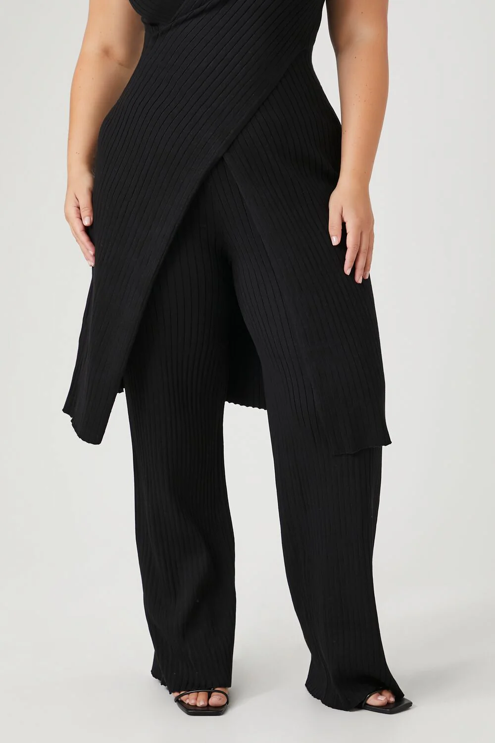 Plus Size Sweater-Knit Tunic & Pants Set - Image 6