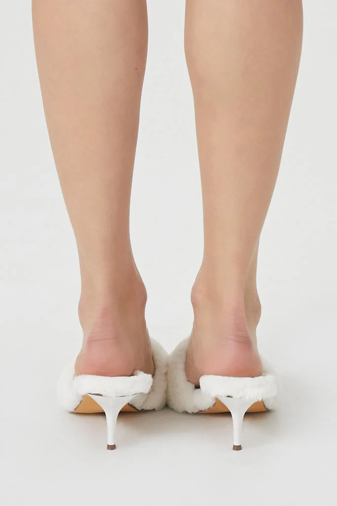 Faux Fur Stiletto Heels - Image 12