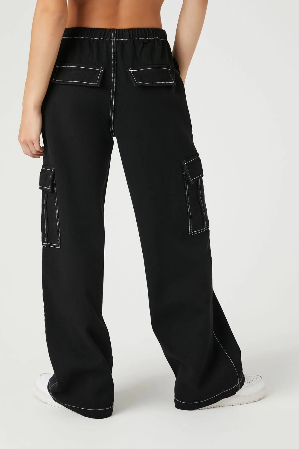 Drawstring Cargo Jeans - Image 4