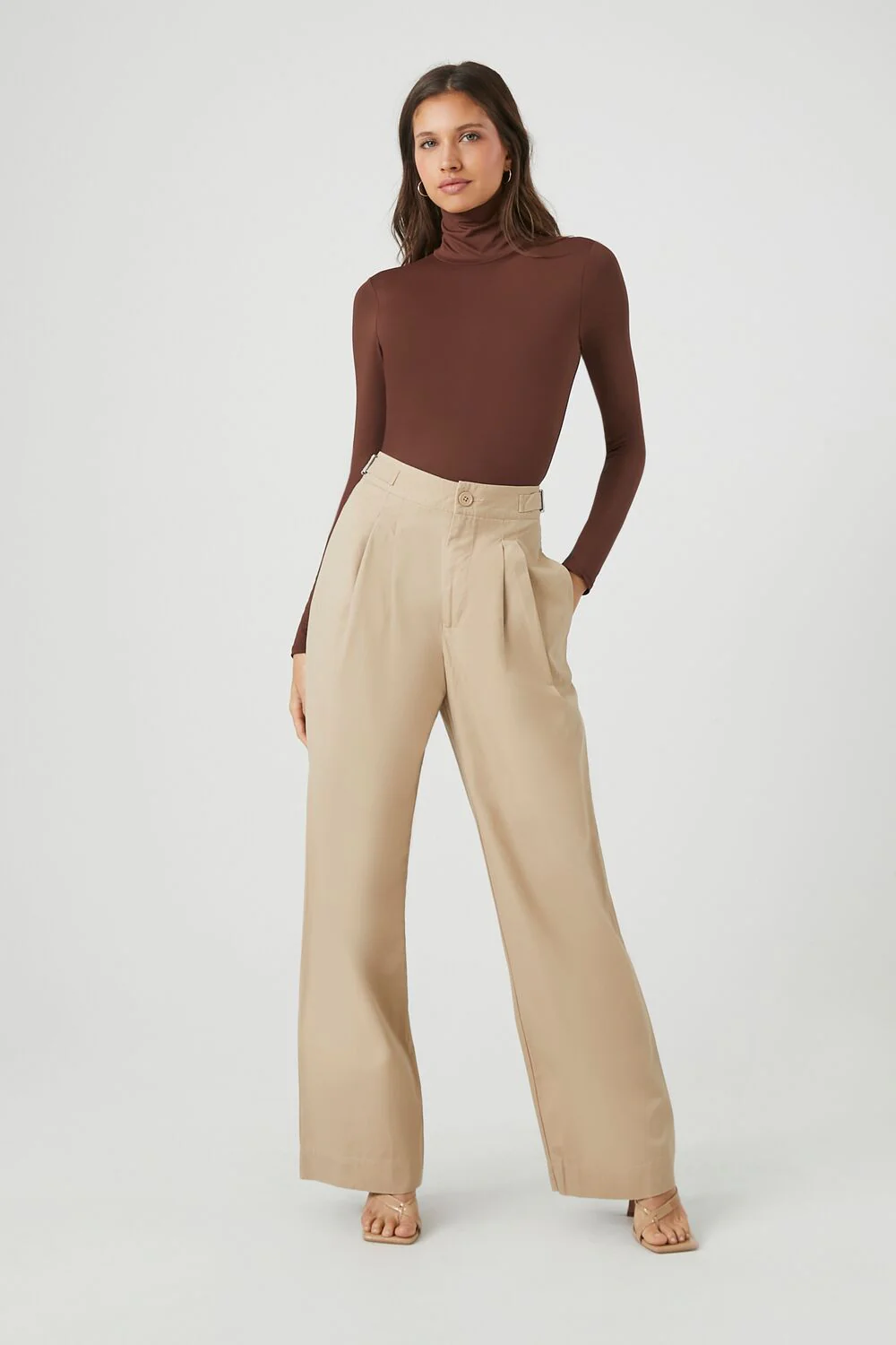 Fitted Mock Neck Bodysuit - Image 16