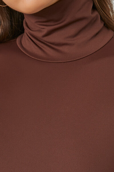 Fitted Mock Neck Bodysuit - Image 18
