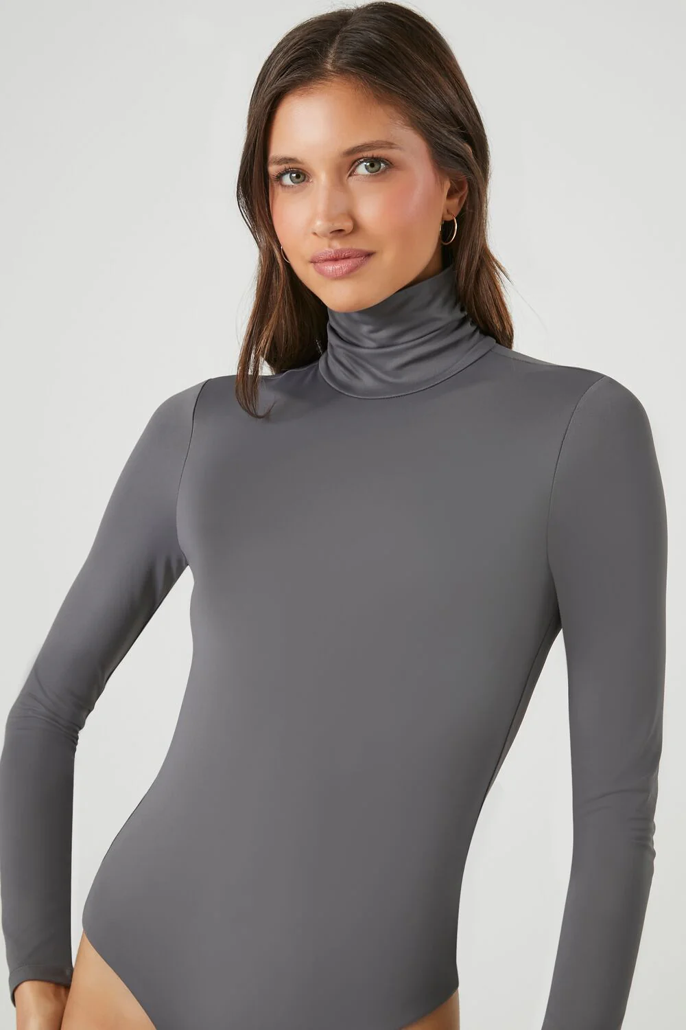 Fitted Mock Neck Bodysuit - Image 23