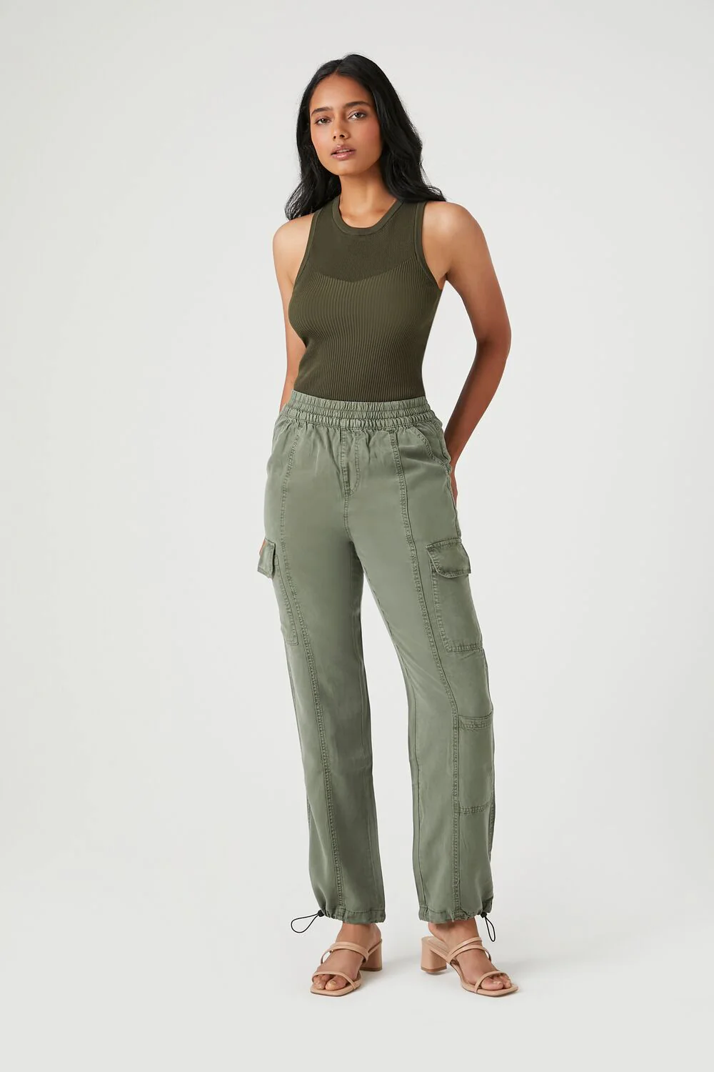 Sweater-Knit Sleeveless Bodysuit - Image 4