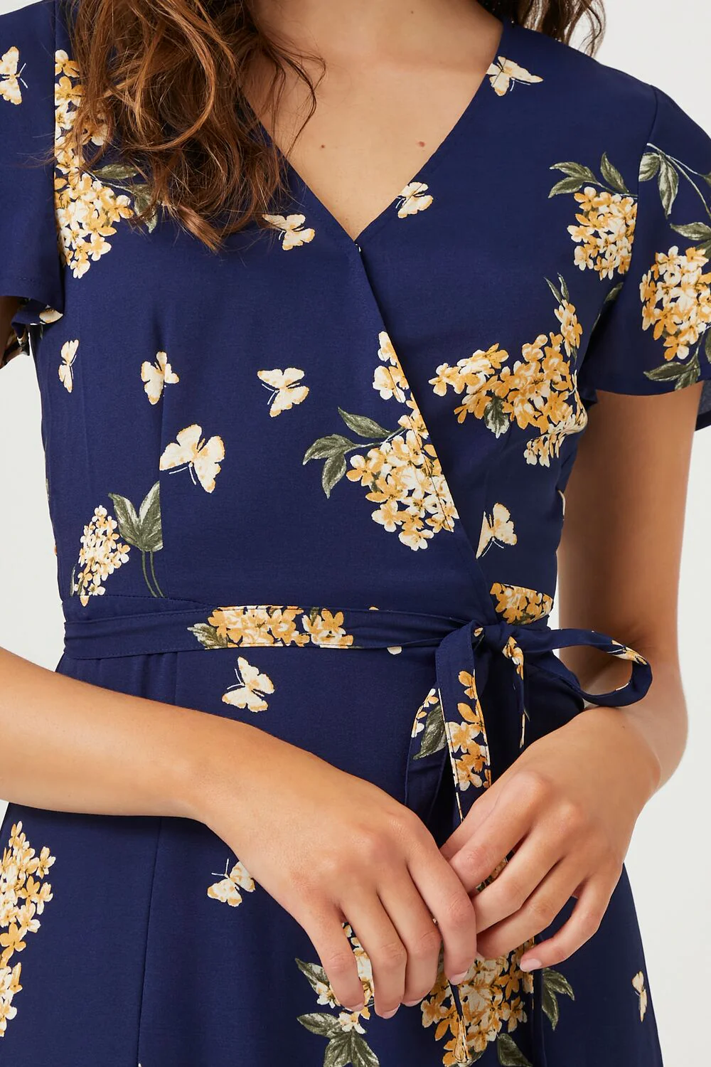 Floral Print Maxi Wrap Dress - Image 5