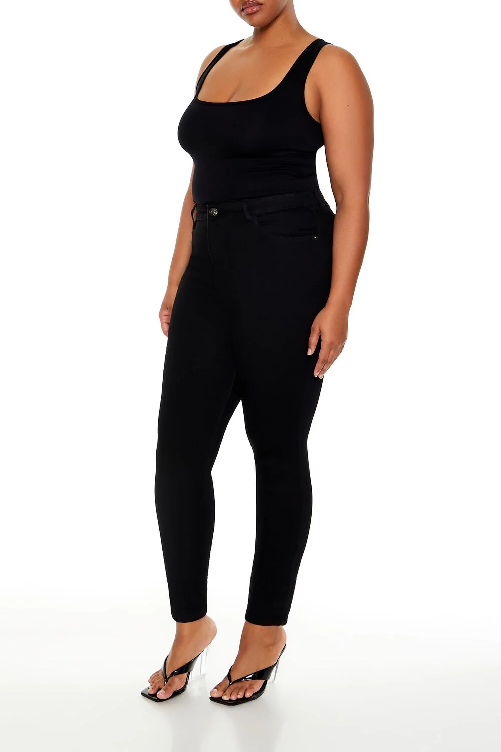 Plus Size High-Rise Skinny Jeans - Image 3