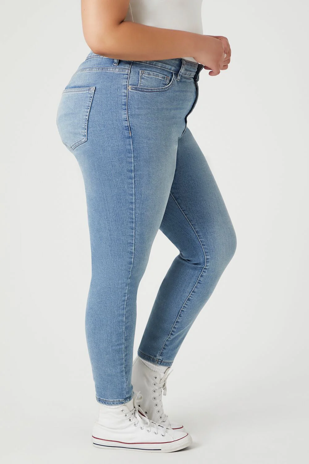 Plus Size Skinny High-Rise Jeans - Image 3