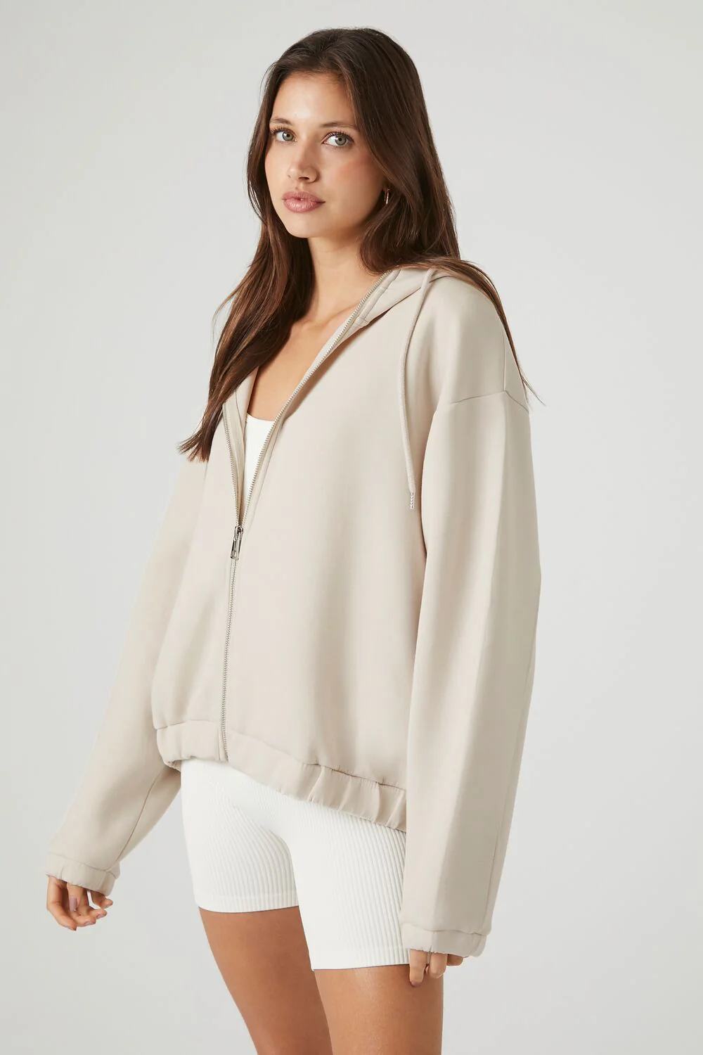 Scuba Knit Zip-Up Hoodie - Image 2