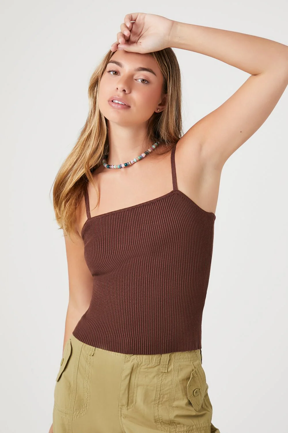 Ribbed Sweater-Knit Cami - Image 11