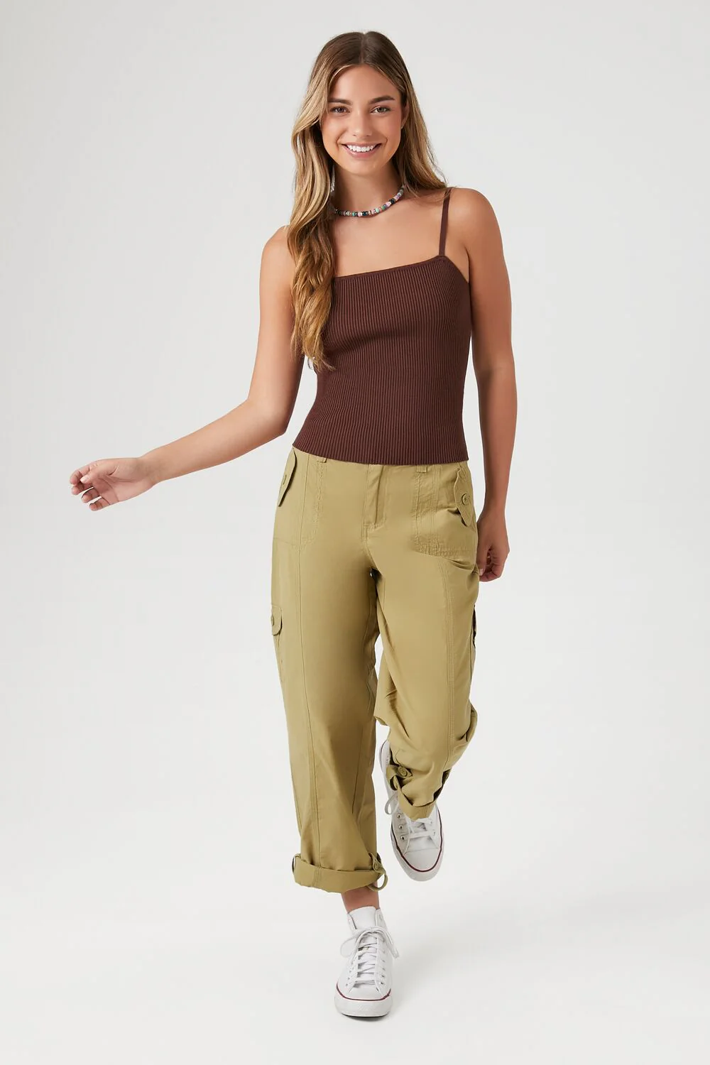 Ribbed Sweater-Knit Cami - Image 14