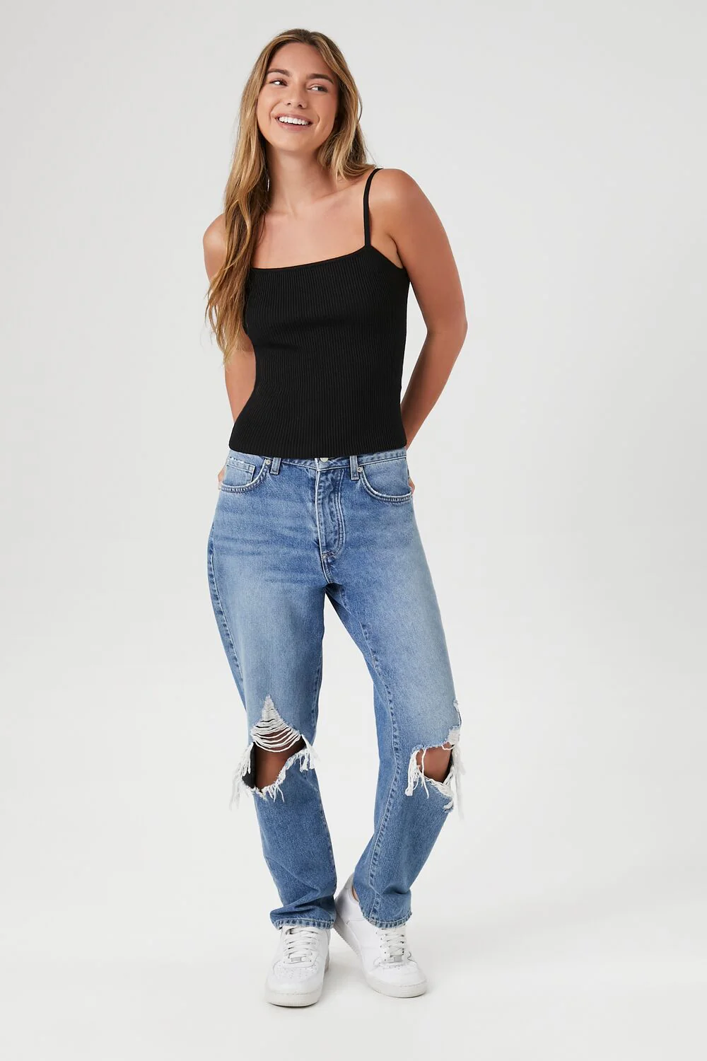 Ribbed Sweater-Knit Cami - Image 4