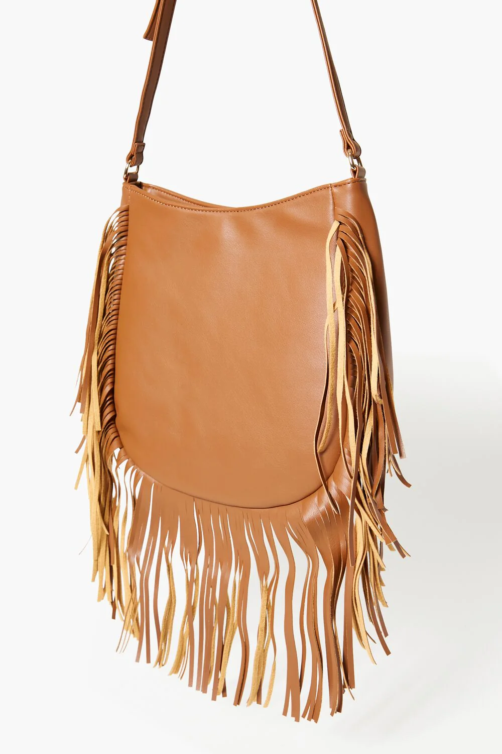 Faux Leather Fringe Handbag - Image 2