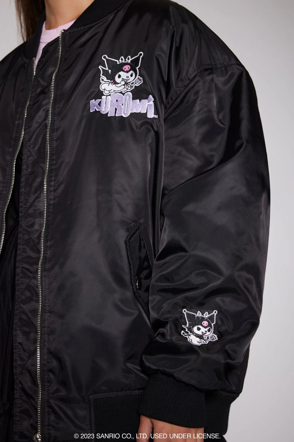 Kuromi Patch Bomber Jacket - Image 5