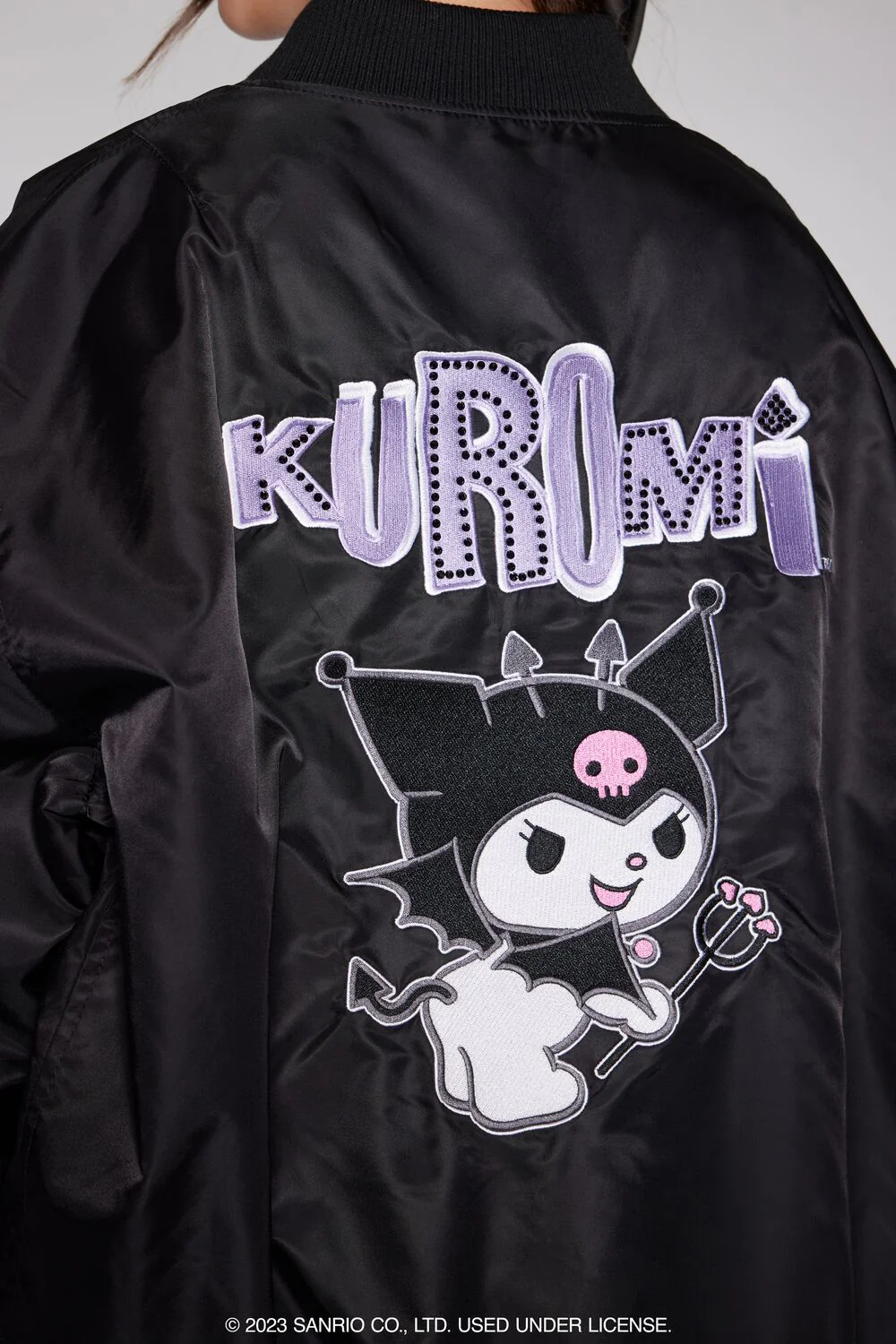 Kuromi Patch Bomber Jacket - Image 6