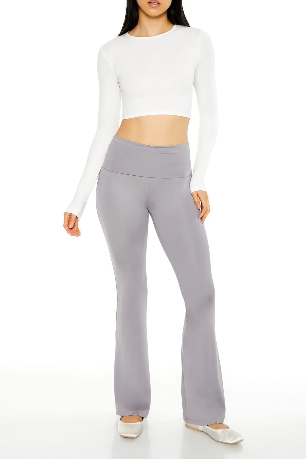 Seamless Long-Sleeve Crop Top - Image 2