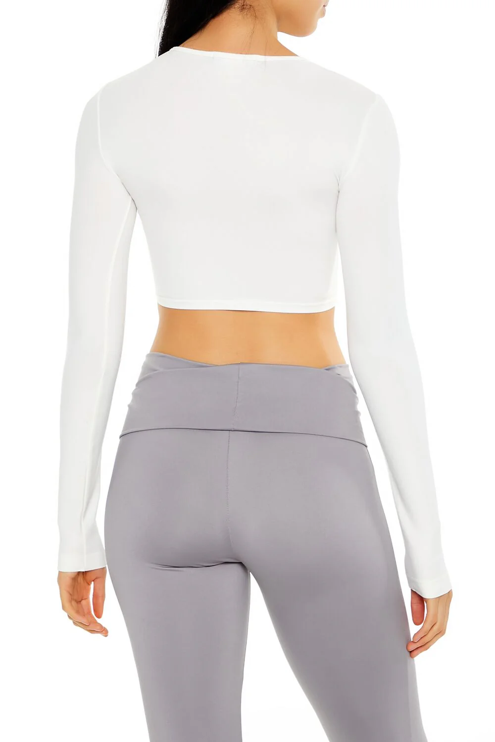 Seamless Long-Sleeve Crop Top - Image 5