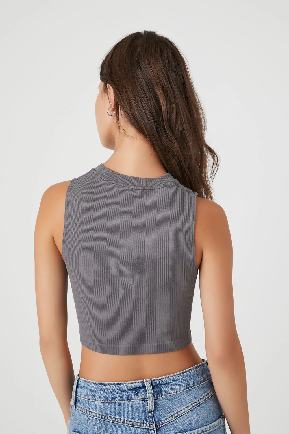 Seamless Cutout Crop Top - Image 3