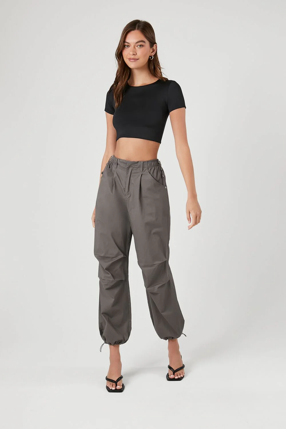 Contour Sculpt Cropped Tee - Image 4