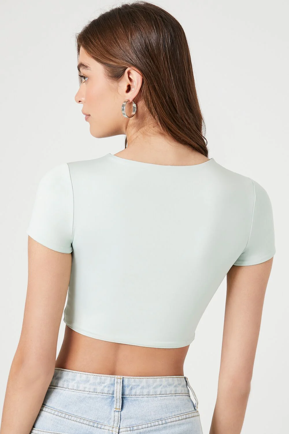 Contour Sculpt Cropped Tee - Image 8