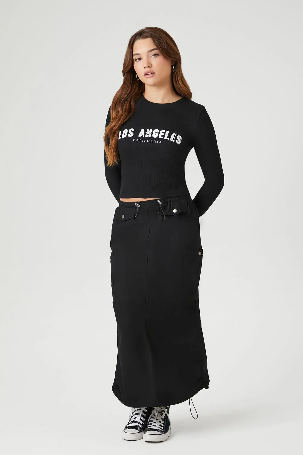 Los Angeles Graphic Cropped Tee - Image 4