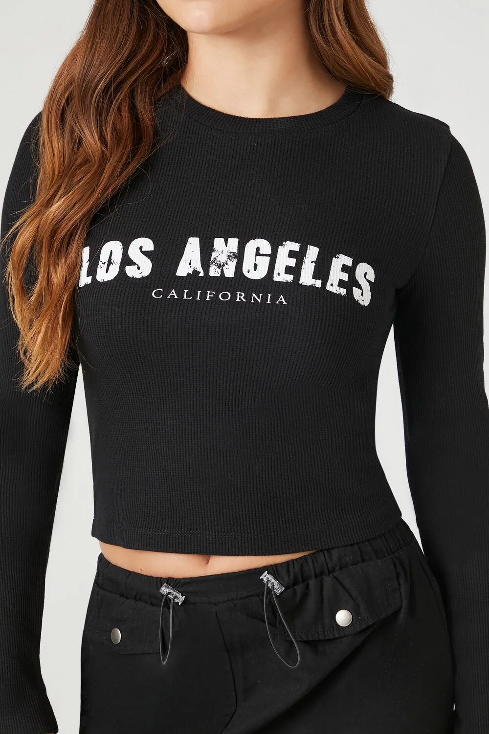 Los Angeles Graphic Cropped Tee - Image 5