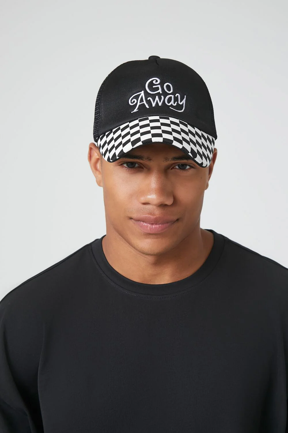 Embroidered Go Away Trucker Hat - Image 2
