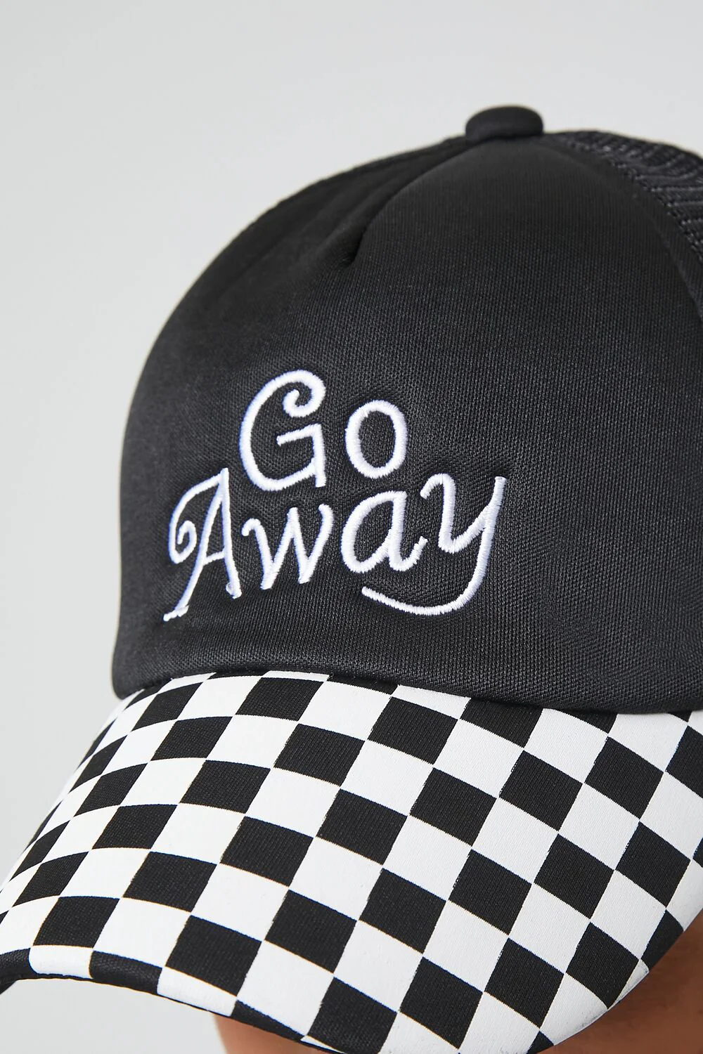 Embroidered Go Away Trucker Hat - Image 3