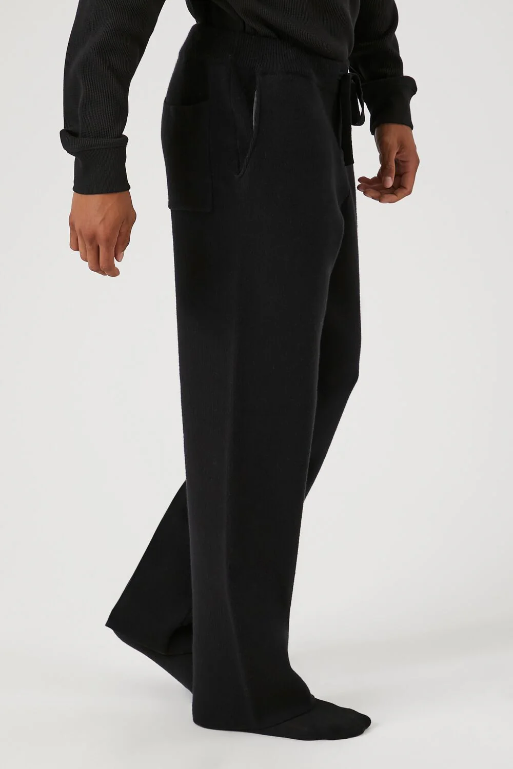 Wide-Leg Pajama Pants - Image 3
