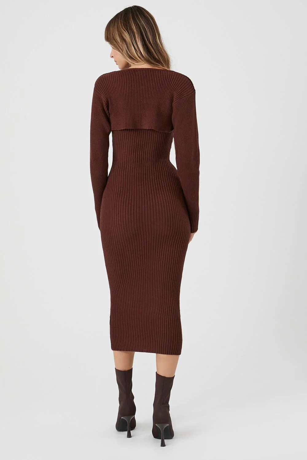 Shrug & Sweater Cami Dress Set - Image 3