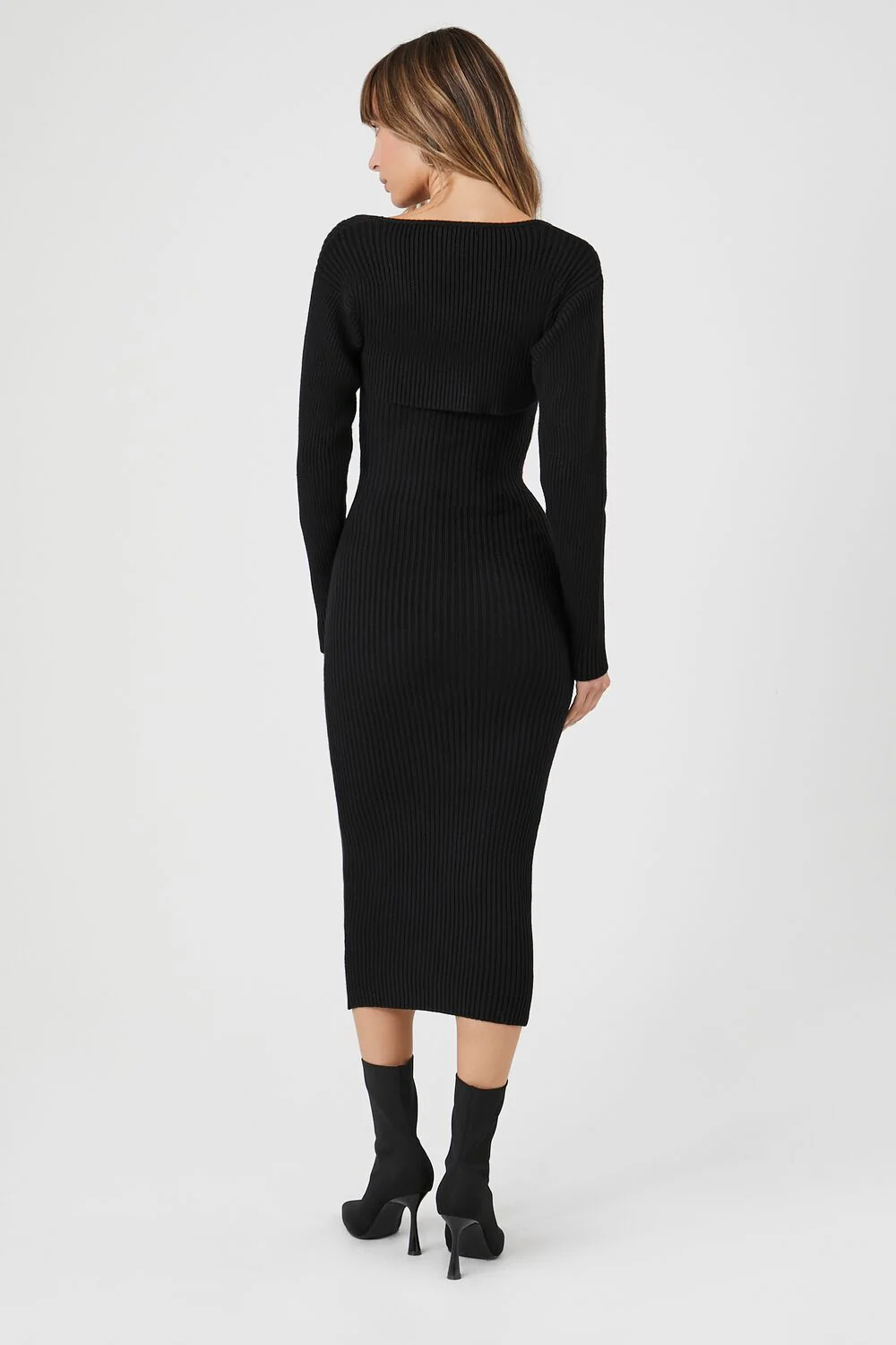 Shrug & Sweater Cami Dress Set - Image 8