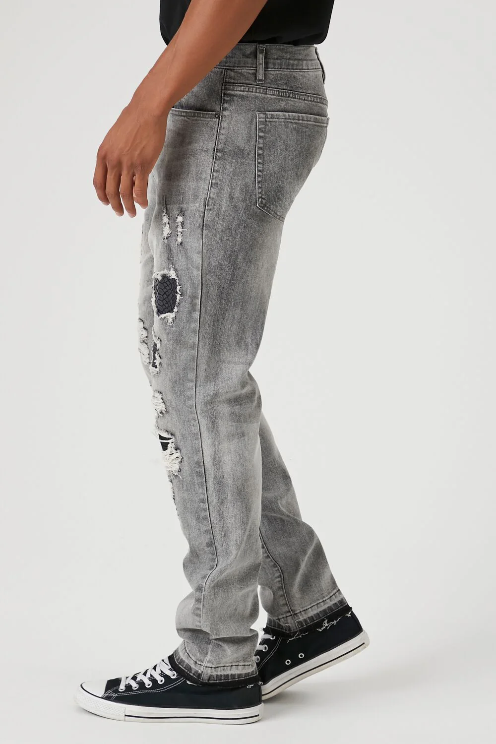 Distressed Slim-Fit Jeans - Image 2