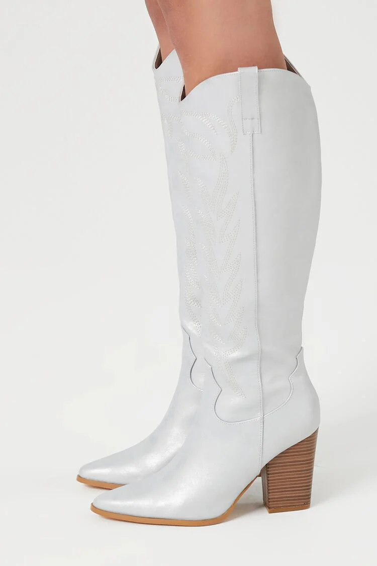 Metallic Cowboy Boots - Image 2