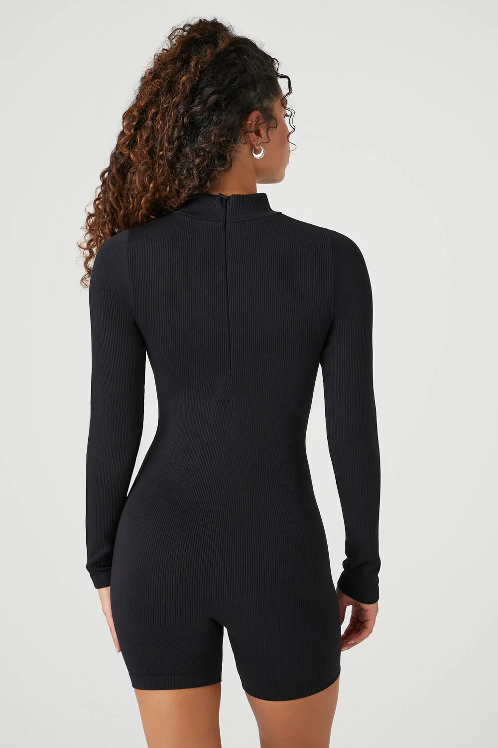 Seamless Mock Neck Romper - Image 3