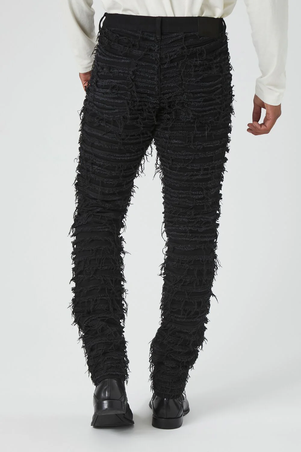 Frayed Stretch-Denim Skinny Jeans - Image 4