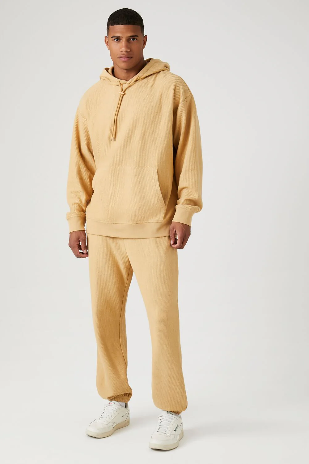 Textured Toggle Drawstring Hoodie - Image 4