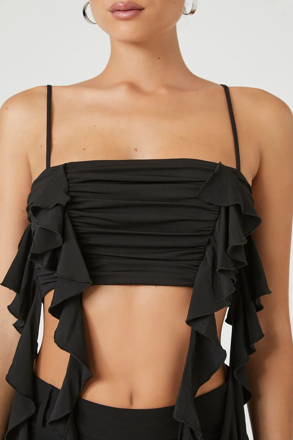 Ruffle-Trim Cropped Cami - Image 6