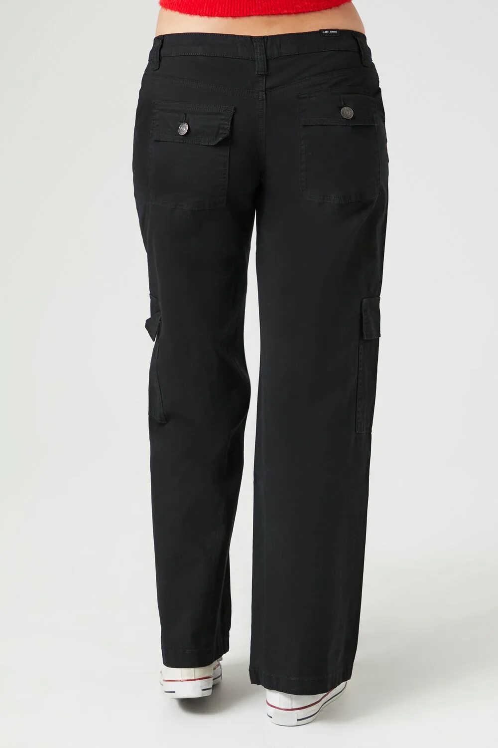 Low-Rise Straight-Leg Cargo Pants - Image 4