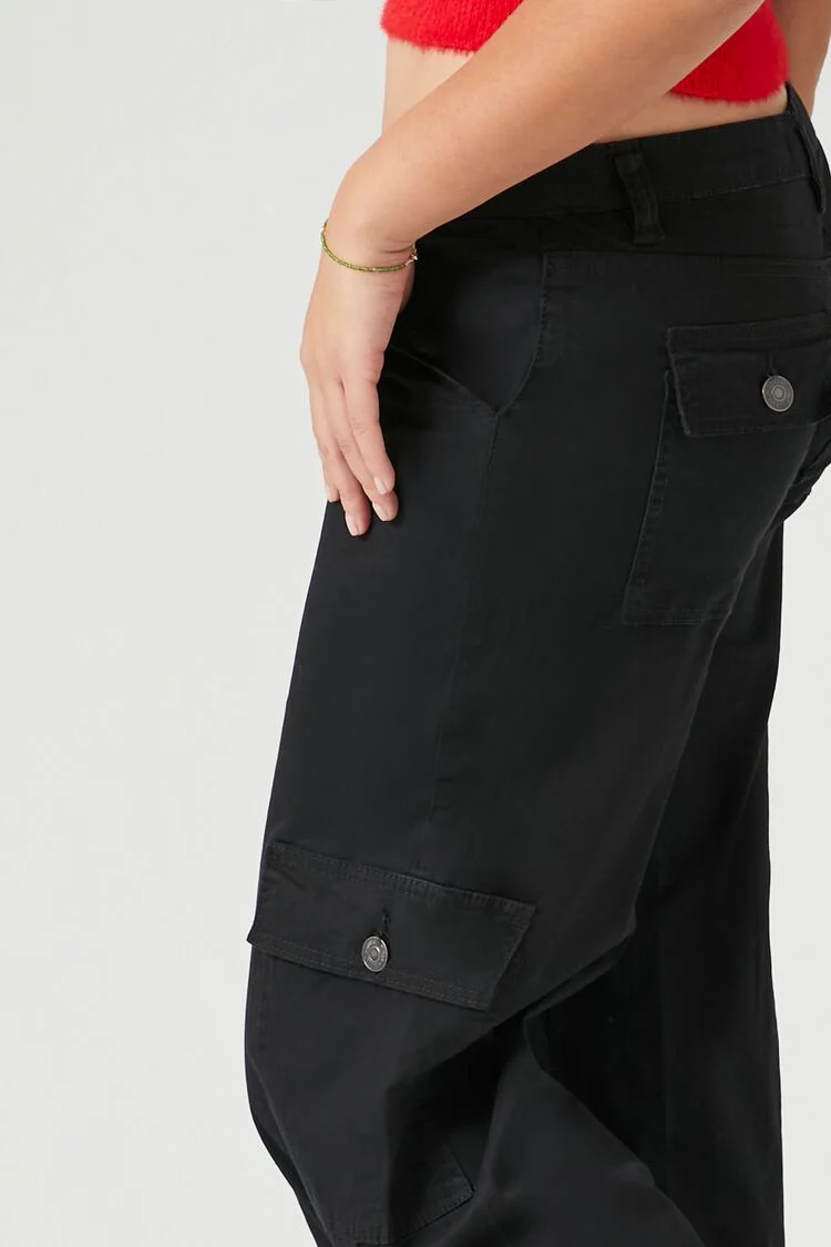 Low-Rise Straight-Leg Cargo Pants - Image 5