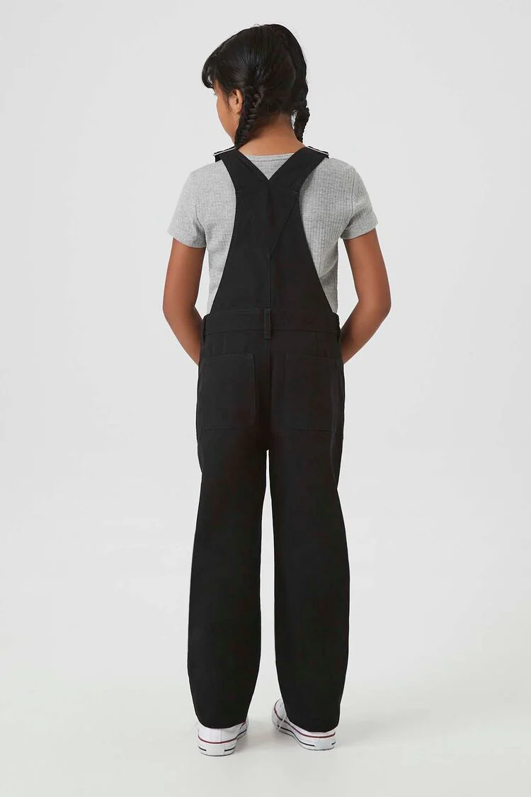 Girls Twill Overalls (Kids) - Image 3