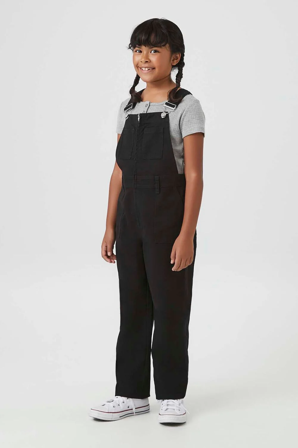 Girls Twill Overalls (Kids) - Image 4