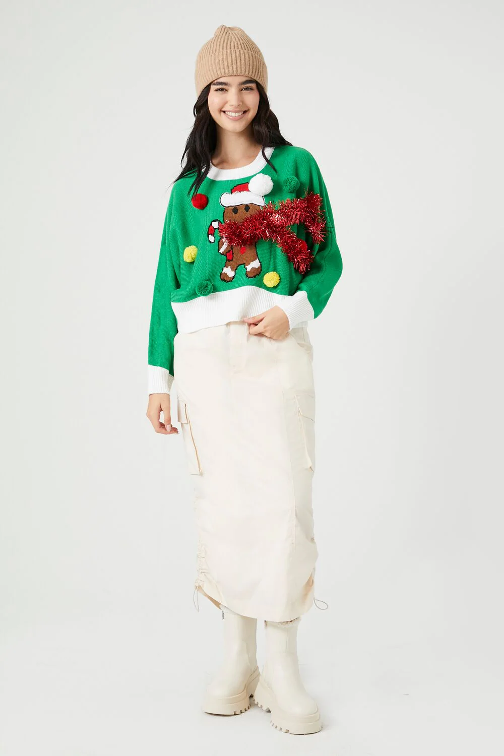 Gingerbread Man Christmas Sweater - Image 4