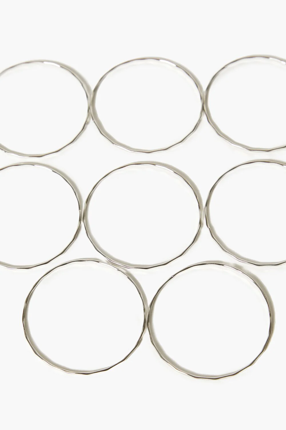 Textured Bangle Bracelet Set - Image 4