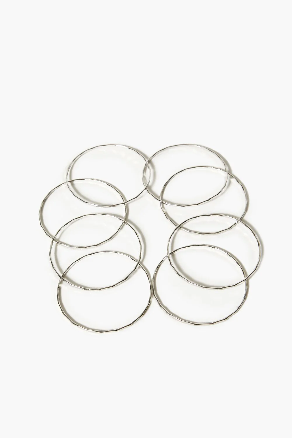 Textured Bangle Bracelet Set - Image 5